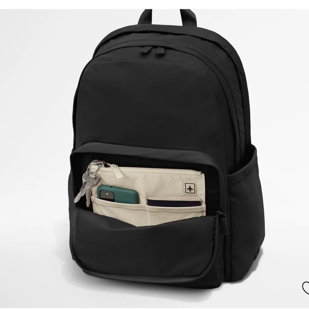 Away Large Featherlight Backpack in Jet Black